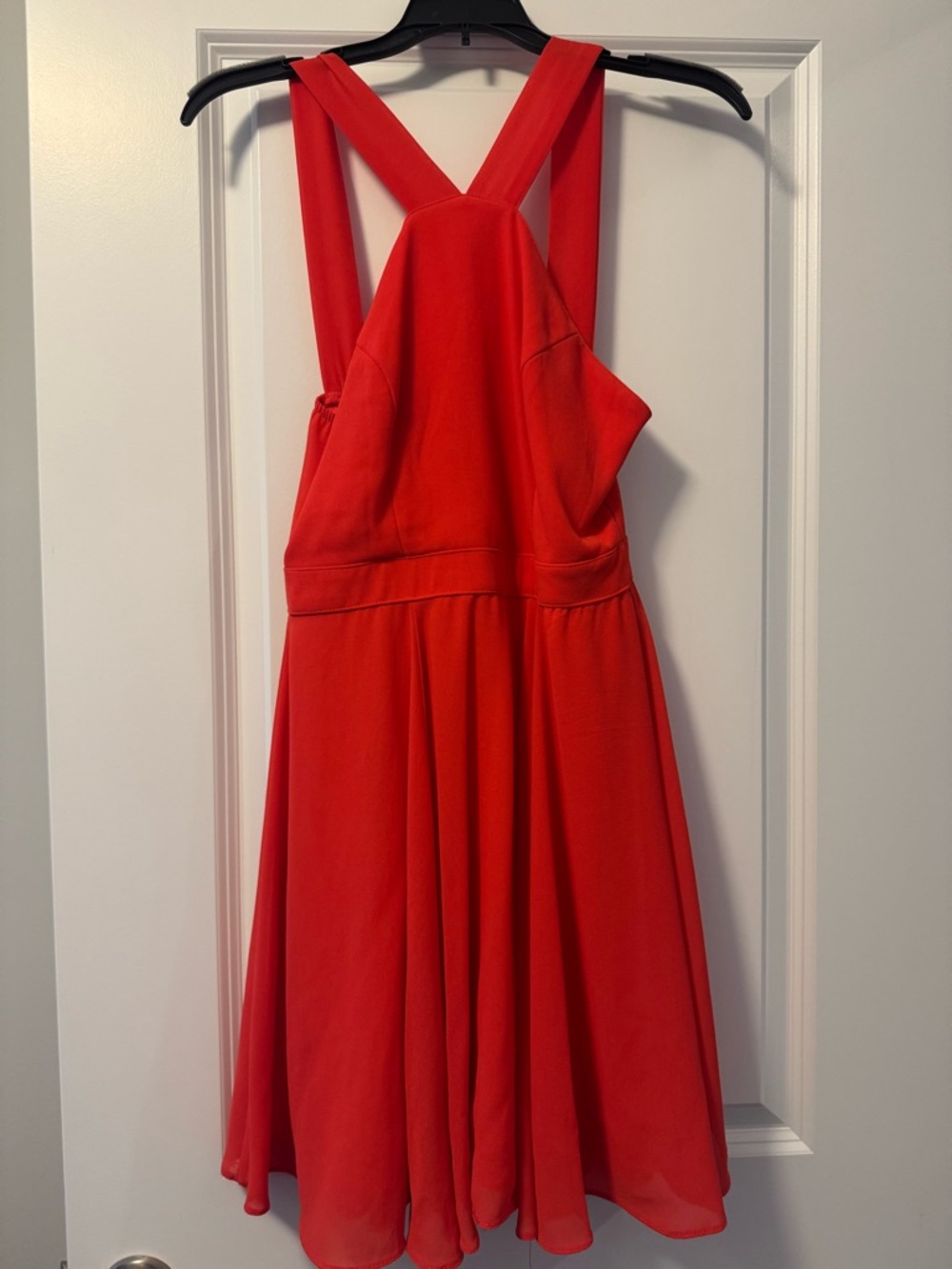 LULUS women’s Red Crossback Party Dress
